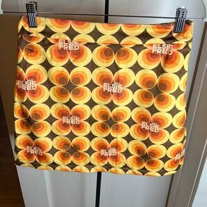 Elsie & Fred Fran Velour A-Line Mini Skirt NWT Size Small